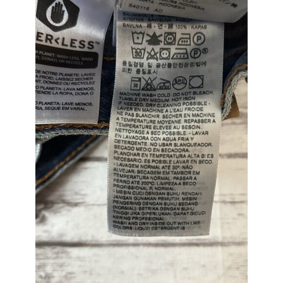 Levi’s 501 Women’s Cut Off Denim Shorts Size 24 Ripped Distressed - Picture 4 of 12